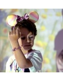 Set Collar y Pulseras Minnie Mouse Rosa 2 Piezas
