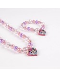 Set Collar y Pulseras Minnie Mouse Rosa 2 Piezas