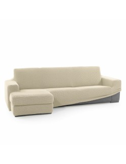Bezug für Chaiselongue mit kurzem Arm links Sofaskins Beige (Restauriert A)