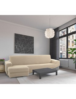 Funda para chaise longue de brazo corto izquierdo Sofaskins Beige (Reacondicionado A)