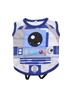 Dog T-shirt Star Wars R2-D2 Blue 2XS - M