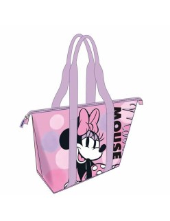 Strandtasche Minnie Mouse Rosa 47 x 33 x 15 cm