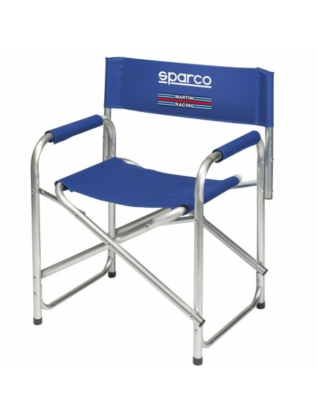 Cadeira de Campismo Acolchoada Sparco Martini Racing Azul