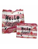Sac de plage Secaneta 48 x 33 x 14 cm Pastèque