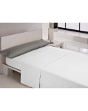 Funda de almohada Happy Home MIX COLORS Antracita Cama de 150/160 144 Hilos 45 x 85 cm (2 Unidades)