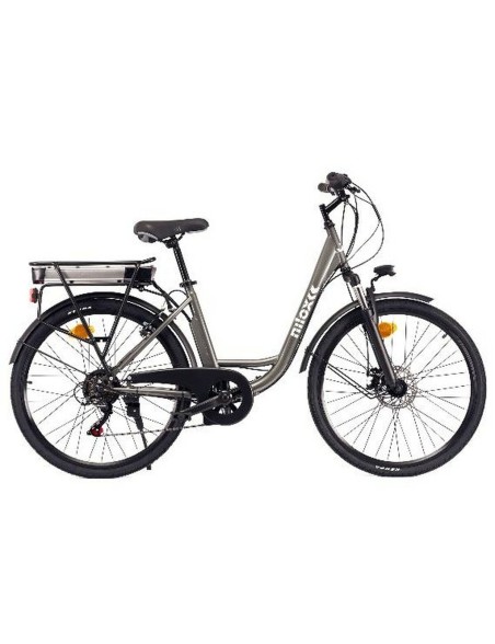 Bicicleta Elétrica Nilox J5 PLUS Cinzento 346 w 9600 mAh 26"