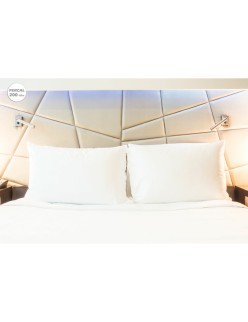 Pillowcase Hosteline IRIS PREMIUM White Single 200 Threads 90 cm