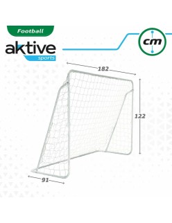 Football Goal Aktive Canvas 182 x 91 x 122 cm Training