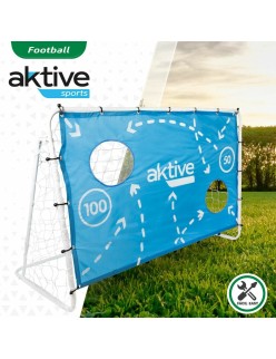 Football Goal Aktive Canvas 182 x 91 x 122 cm Training