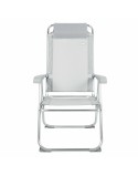 Folding Chair Aktive Reclining Grey 44 x 55 x 101 cm