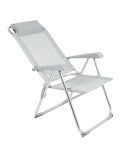 Folding Chair Aktive Reclining Grey 44 x 55 x 101 cm