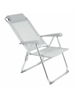 Folding Chair Aktive Reclining Grey 44 x 55 x 101 cm