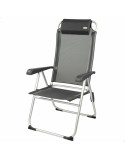 Folding Chair with Headrest Aktive Black 44 x 55 x 101 cm