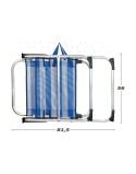 Silla Plegable Colorbaby Marinero 56 x 50 x 88 cm Blanco Azul marino