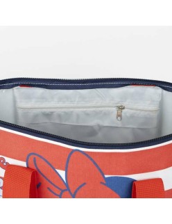 Sac de plage Minnie Mouse Blanc Rouge 47 x 33 x 15 cm