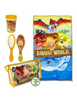 Ensemble de Toilette pour Enfant de Voyage Jurassic Park 4 Pièces