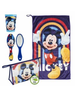 Ensemble de Toilette pour Enfant de Voyage Mickey Mouse (4 pcs)