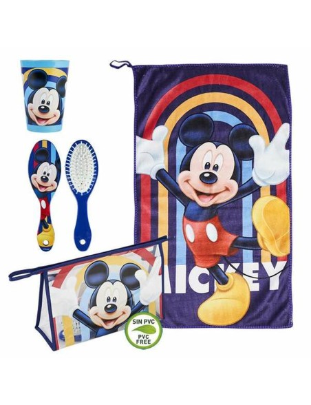 Ensemble de Toilette pour Enfant de Voyage Mickey Mouse (4 pcs)