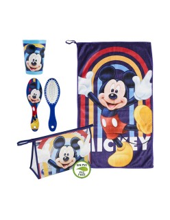 Ensemble de Toilette pour Enfant de Voyage Mickey Mouse (4 pcs)
