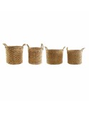 Set di Cestini DKD Home Decor Marrone Iuta (4 pcs)