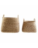 Set di Cestini DKD Home Decor 44 x 44 x 45 cm Naturale Marrone Boho