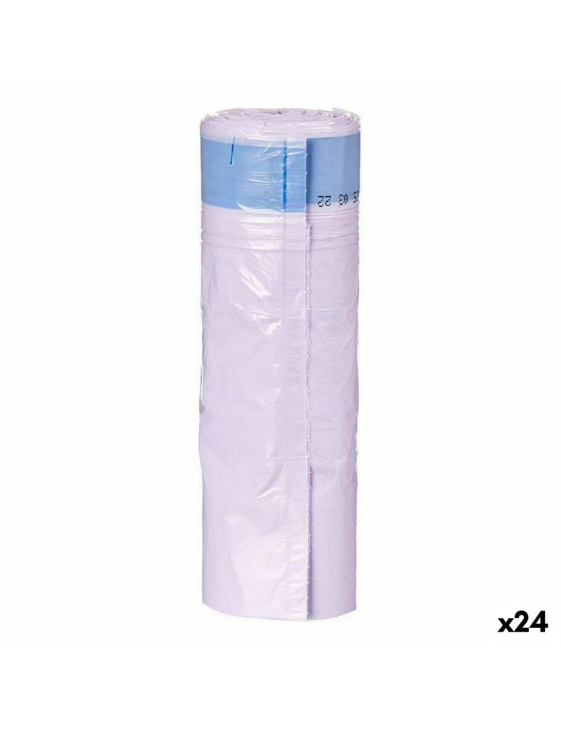 Sacs à ordures Parfumé Fermeture automatique Lila Polyéthylène 24 Unités 10 L