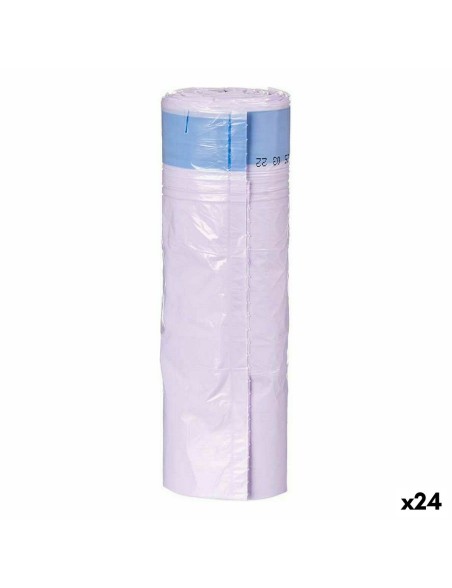 Sacs à ordures Parfumé Fermeture automatique Lila Polyéthylène 24 Unités 10 L