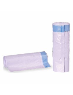 Sacs à ordures Parfumé Fermeture automatique Lila Polyéthylène 24 Unités 10 L