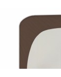 Fitted bottom sheet Happy Home Brown Small double