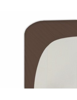 Fitted bottom sheet Happy Home Brown Small double