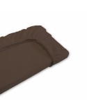 Drap housse Happy Home Marron Lit de 120