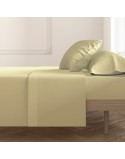 Drap Happy Home Jaune Lit 1 persone