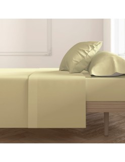 Sábana Encimera Happy Home Amarillo Cama de 80