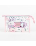 Trousse de Toilette avec Accessoires Hello Kitty Rose 23 x 15 x 8 cm