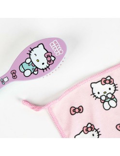 Trousse de Toilette avec Accessoires Hello Kitty Rose 23 x 15 x 8 cm