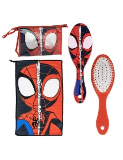 Trousse de Toilette avec Accessoires Spidey Rouge 23 x 15 x 8 cm