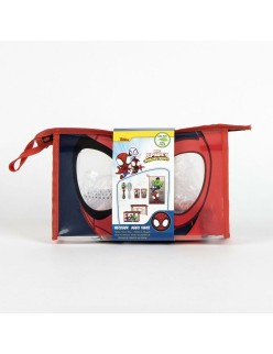 Trousse de Toilette avec Accessoires Spidey Rouge 23 x 15 x 8 cm