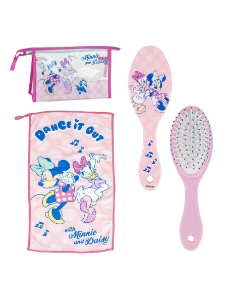 Trousse de Toilette avec Accessoires Minnie Mouse Rose 23 x 15 x 8 cm