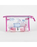 Trousse de Toilette avec Accessoires Minnie Mouse Rose 23 x 15 x 8 cm