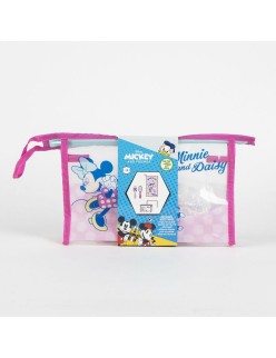 Trousse de Toilette avec Accessoires Minnie Mouse Rose 23 x 15 x 8 cm