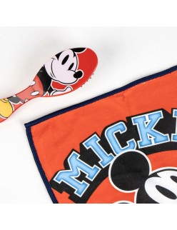 Trousse de Toilette avec Accessoires Mickey Mouse Rouge 23 x 15 x 8 cm