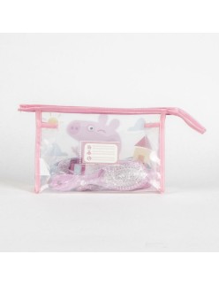 Trousse de Toilette avec Accessoires Peppa Pig Rose 23 x 15 x 8 cm