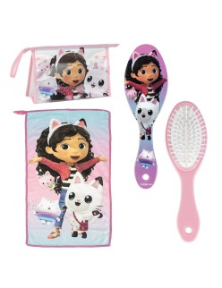 Trousse de Toilette avec Accessoires Gabby's Dollhouse Rose 23 x 15 x 8 cm