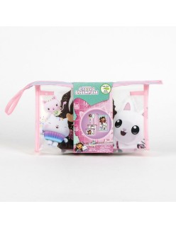 Trousse de Toilette avec Accessoires Gabby's Dollhouse Rose 23 x 15 x 8 cm