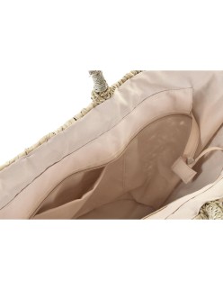Sac DKD Home Decor Blanc Multicouleur Naturel Métal 59 x 16 x 30 cm
