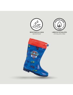 Bottes en Caoutchouc pour Enfants The Paw Patrol Bleu