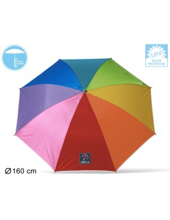 Parasol 160 cm UPF 50+ Arco-íris