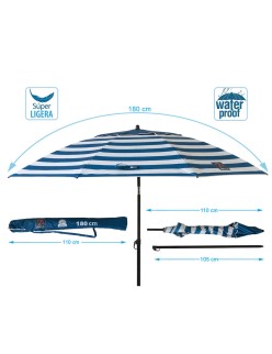 Sunshade 180 cm UPF 50+ Sailor