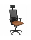 Silla de Oficina con Cabecero Horna P&C Marrón