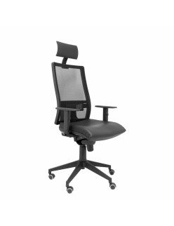 Silla de Oficina con Cabecero Horna P&C SPIELNE Negro